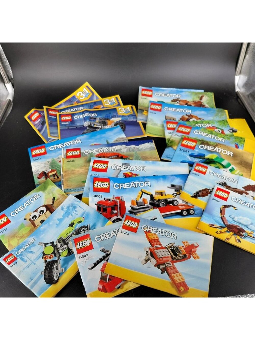 LEGO Creator Instruction Manuals Lot 18 Booklets 3in1 Sets 31059 31048 31005